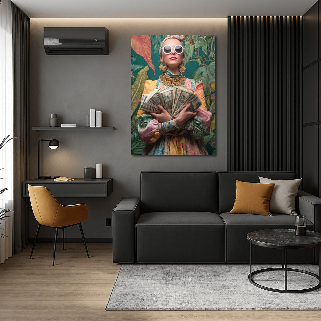 Playful Chic: Style and Money on Canvas