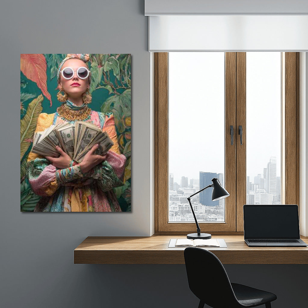 Playful Chic: Style and Money on Canvas