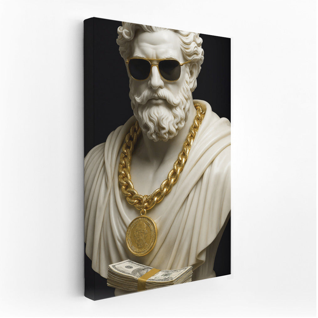 Golden Statue: Symbol of Wealth and Style