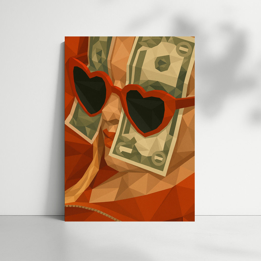 Glamour Glitter: Style and Money in Polygonal Design