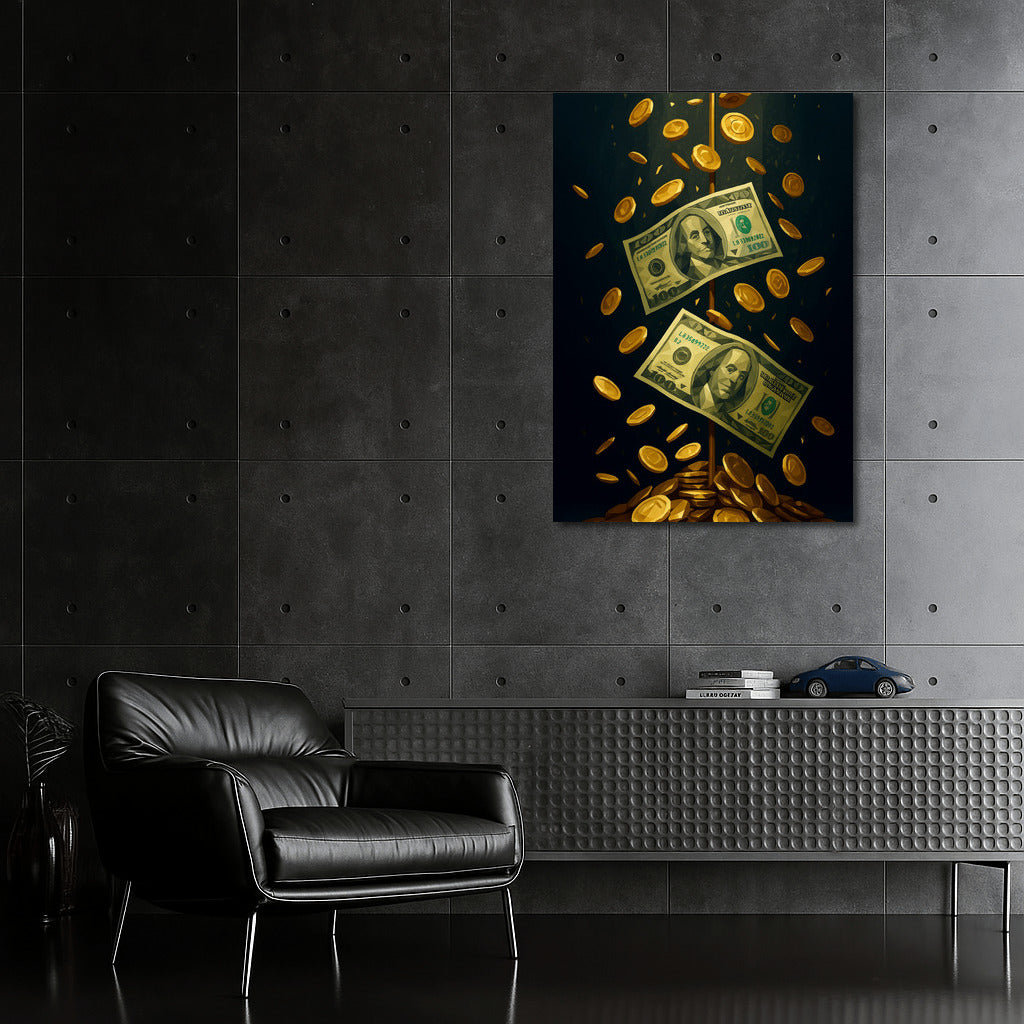 Dance of Abundance: Gold and Banknotes