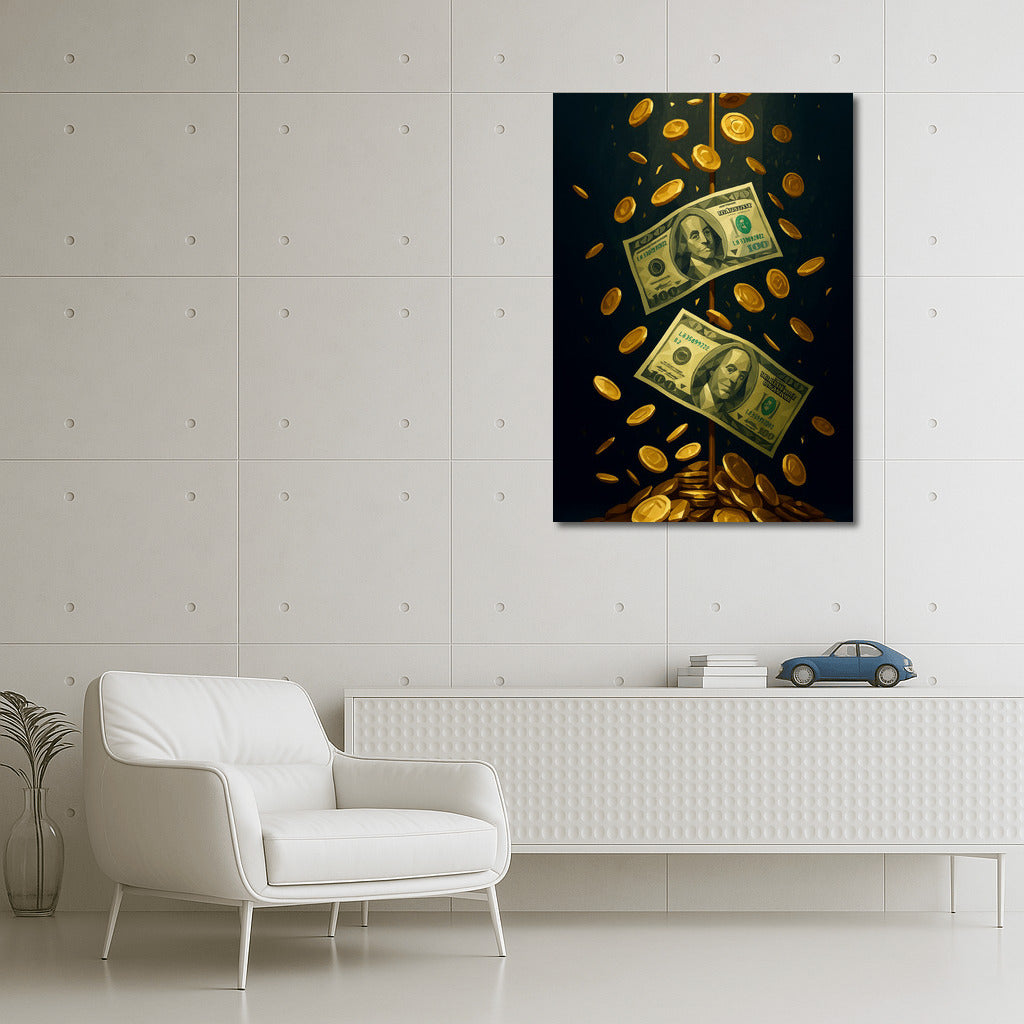 Dance of Abundance: Gold and Banknotes