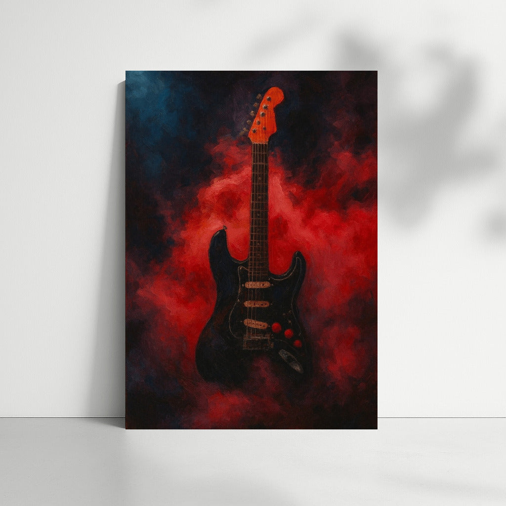 Electric Guitar from Smoke and Fire: Musical Inspiration