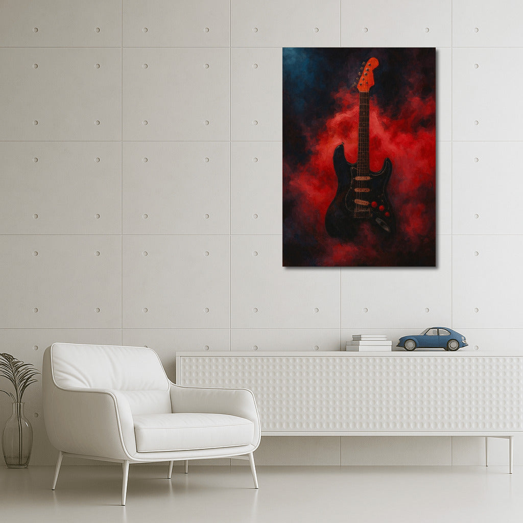 Electric Guitar from Smoke and Fire: Musical Inspiration