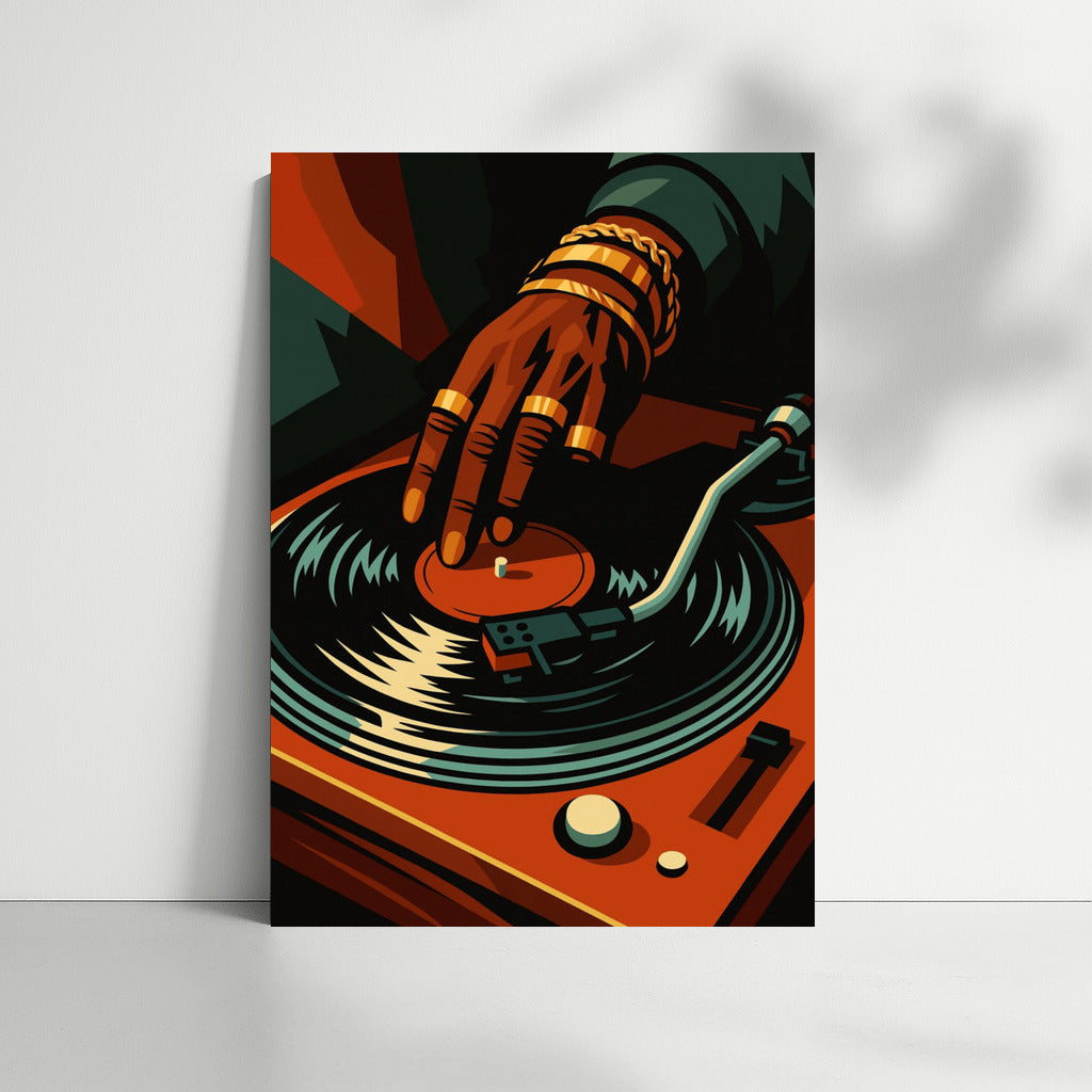 Vinyl Rhythm: Musical Instruments