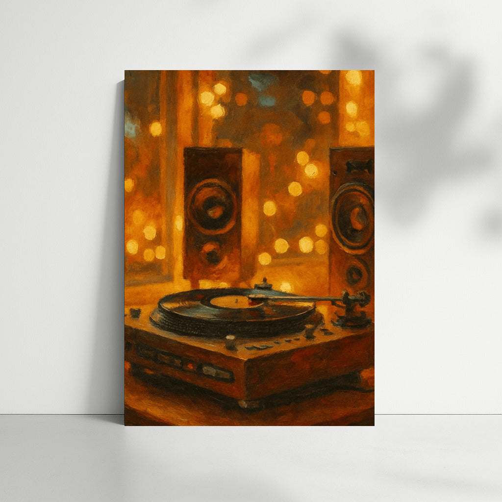 Vintage Record Player: The Magical World of Music