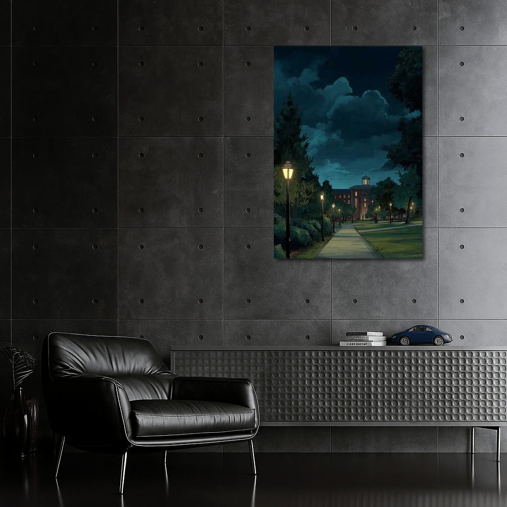 Light of the Lanterns: The Path to an Architectural Masterpiece in a Night Park