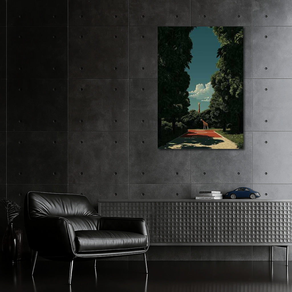 Graceful Giraffes: Architecture of Nature in the Park