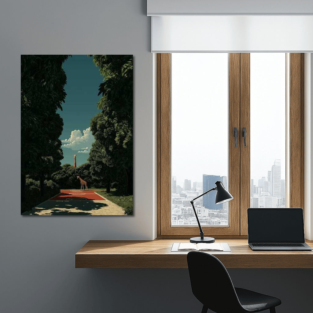 Graceful Giraffes: Architecture of Nature in the Park