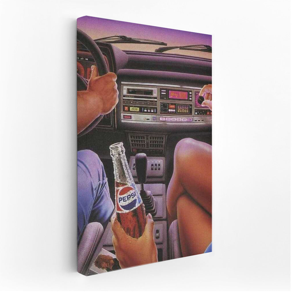 Retro Vibes: Cars, Drinks and Music from the 80s