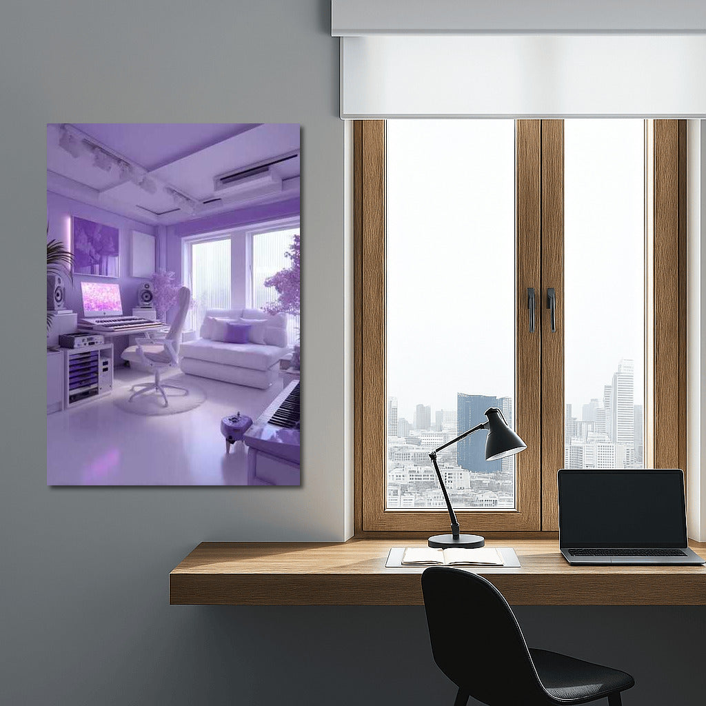 Purple Interior: Style and Comfort in Architectural Design