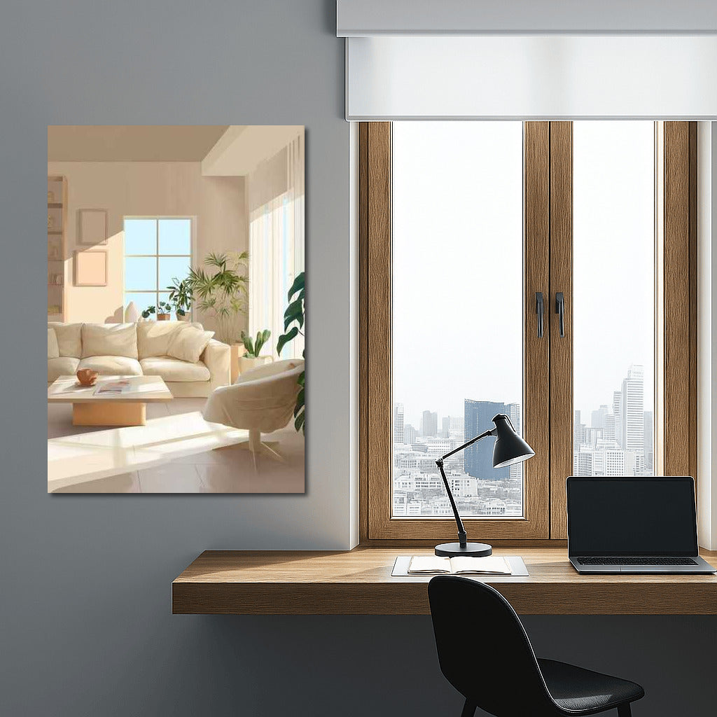 Harmony of Light and Shadow: Cozy Interior