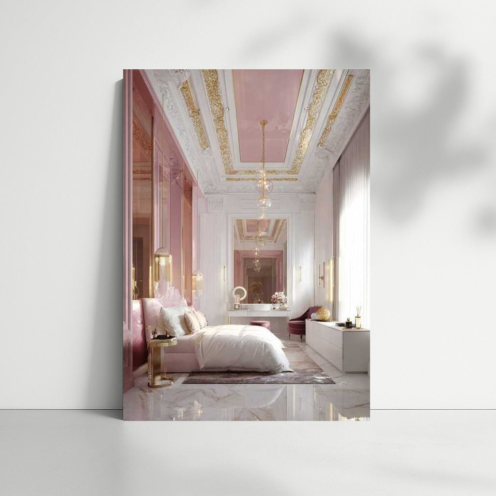 Pink Symphony: Architectural Chic and Interior Harmony