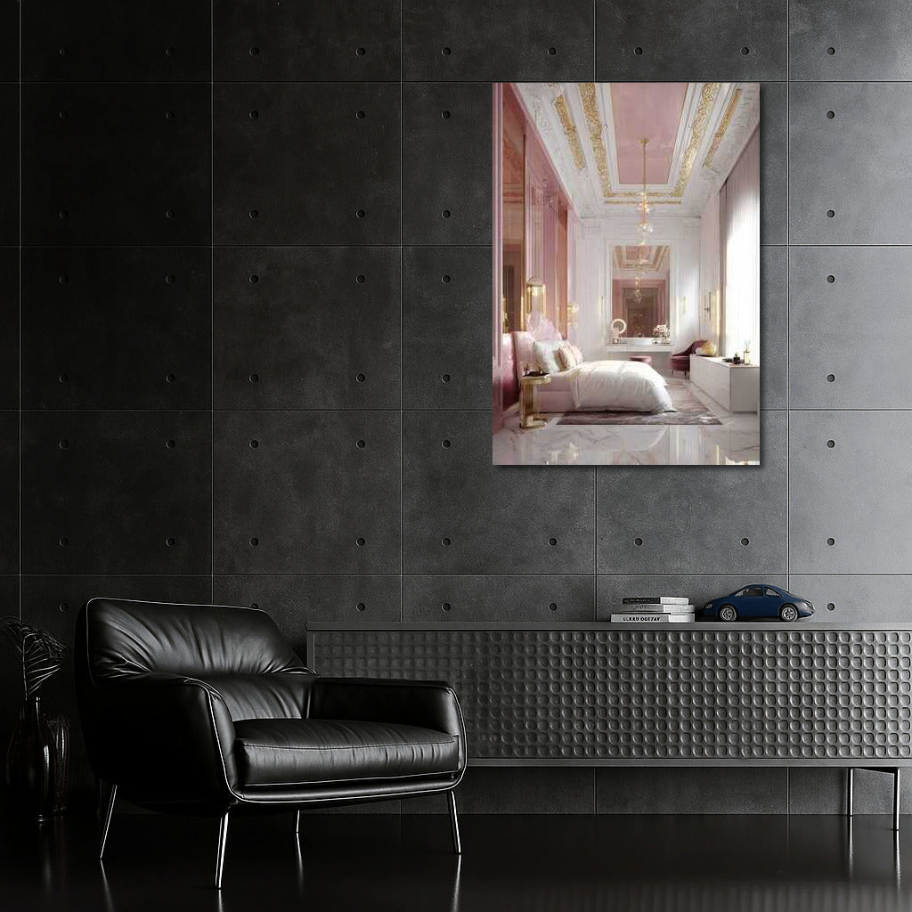 Pink Symphony: Architectural Chic and Interior Harmony