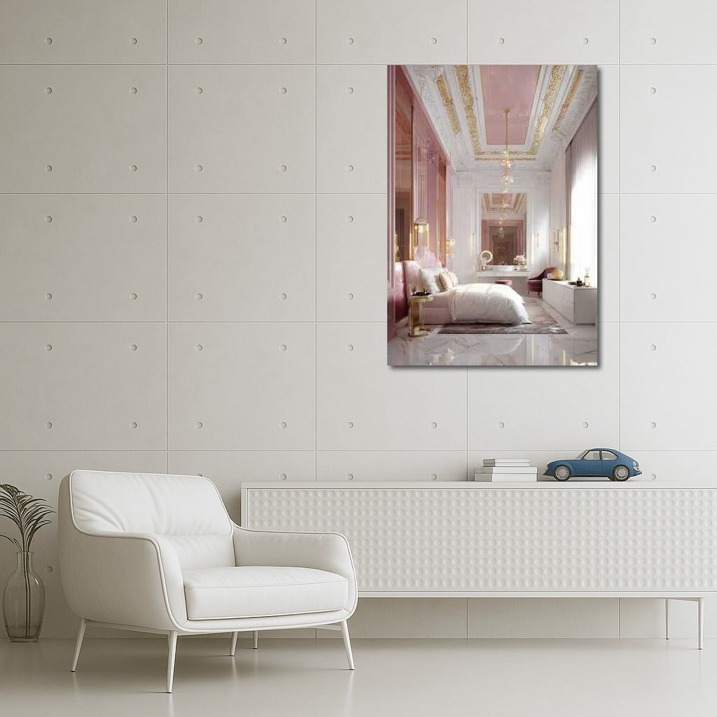 Pink Symphony: Architectural Chic and Interior Harmony