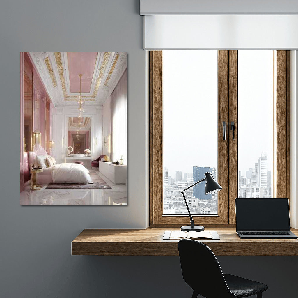 Pink Symphony: Architectural Chic and Interior Harmony