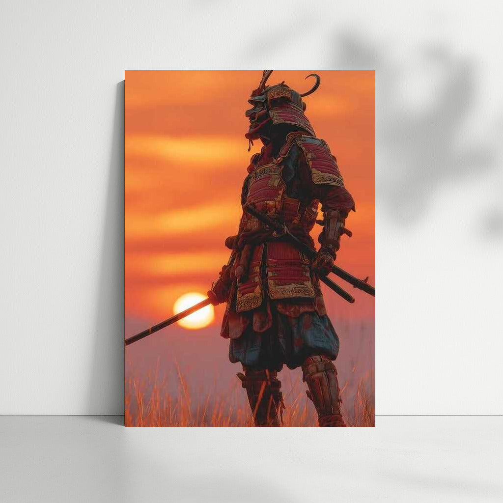 Samurai at Sunset: Strength and Harmony