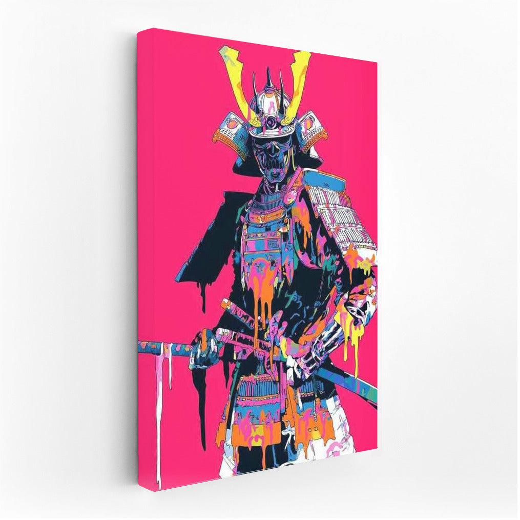 Neon Samurai: Historical Courage in Vibrant Colors