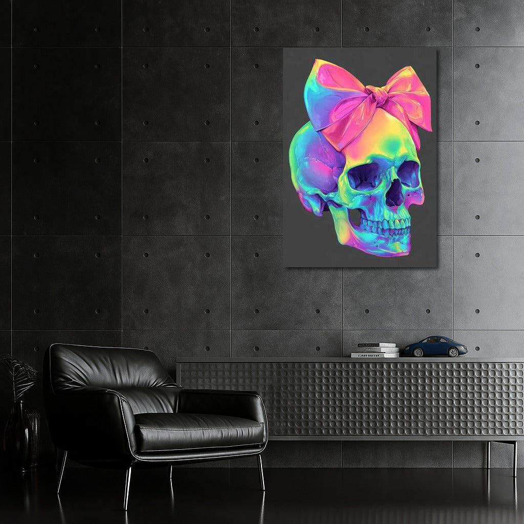 Skull with Bow: Bright Riddle