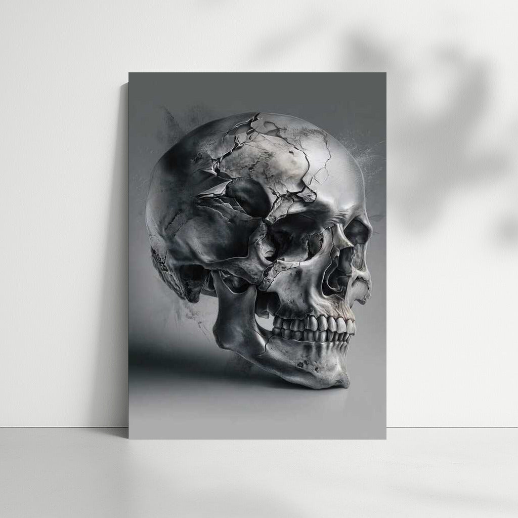 Skull of Time: The Living Art of Cracks