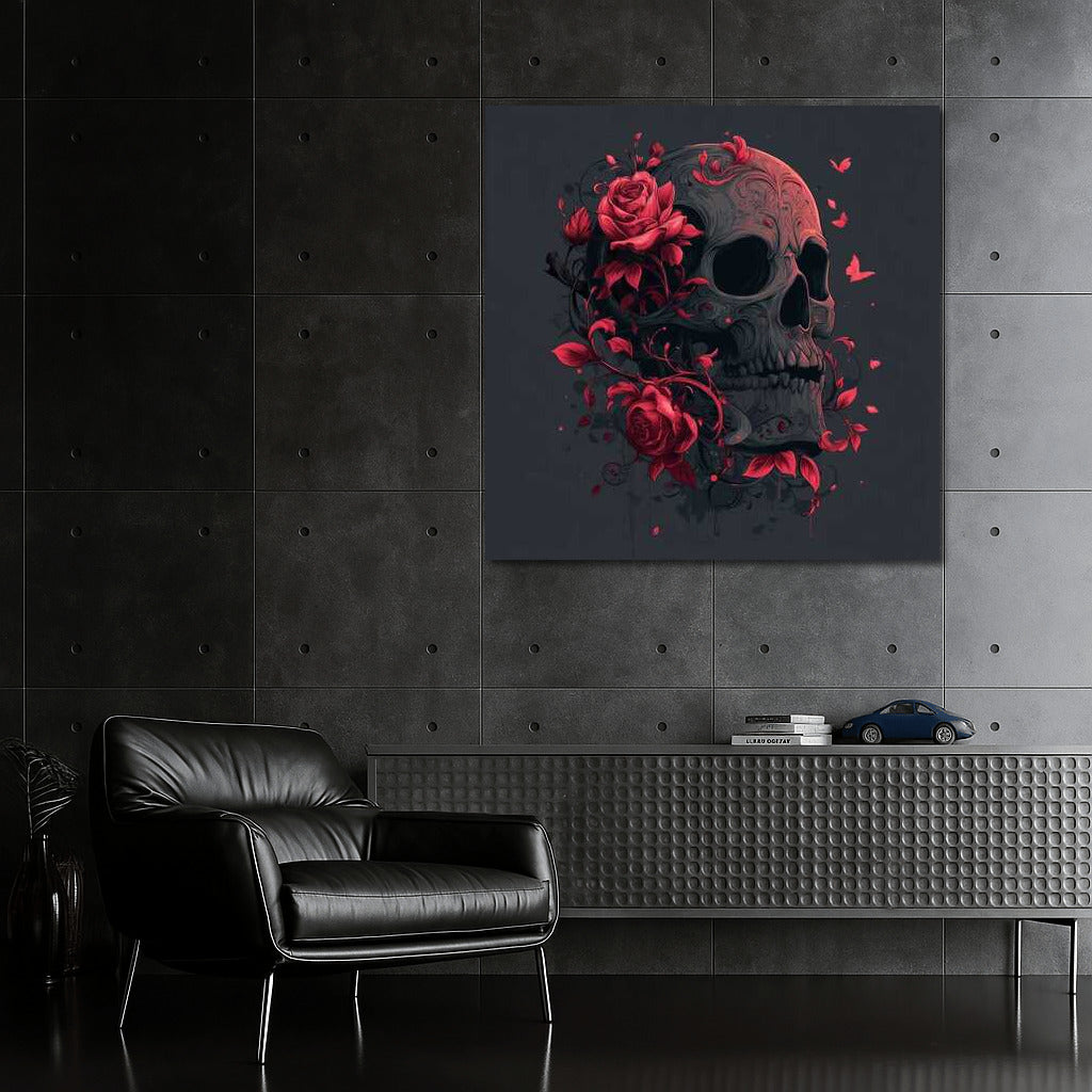 Skull and Roses: Symphony of Life and Eternity