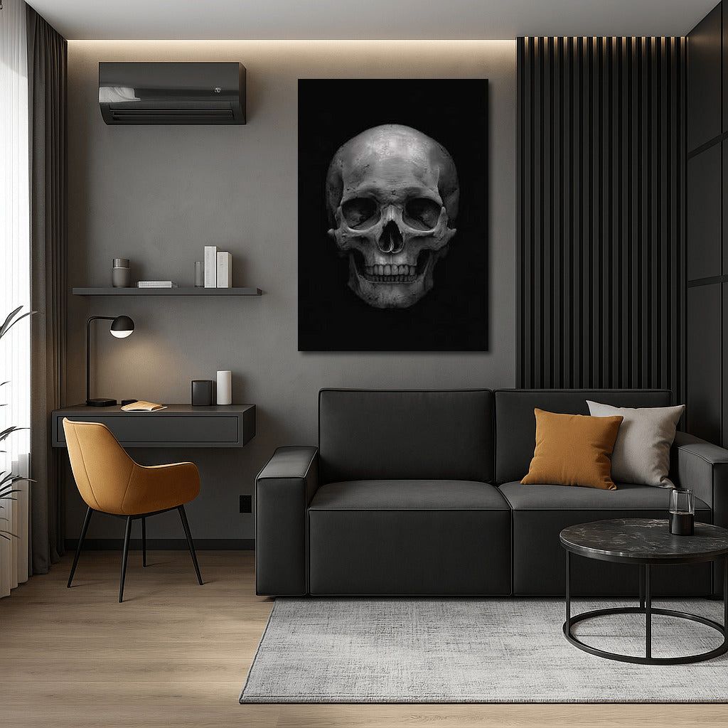 Mysterious Skull: Power and Contrast