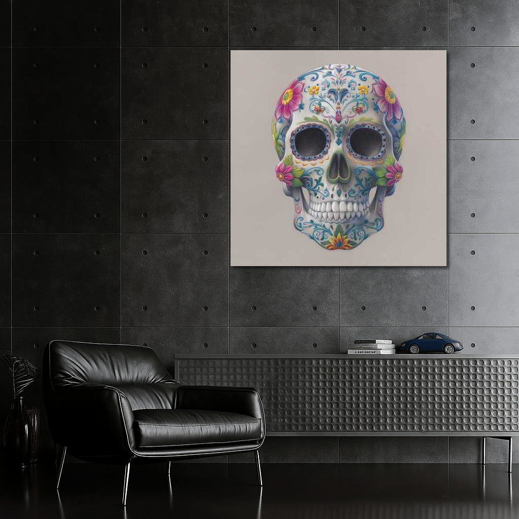 Flower Skull: A Vibrant Symbol of Life