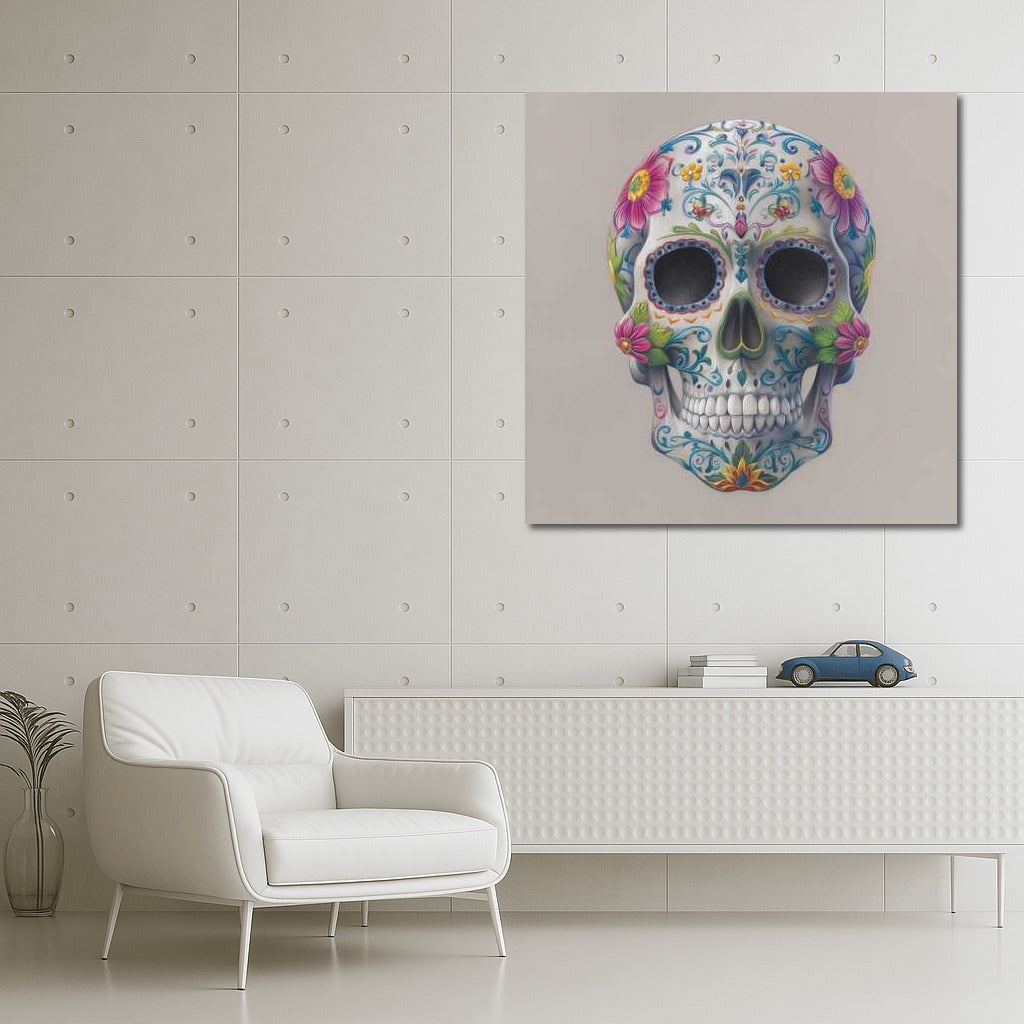 Flower Skull: A Vibrant Symbol of Life