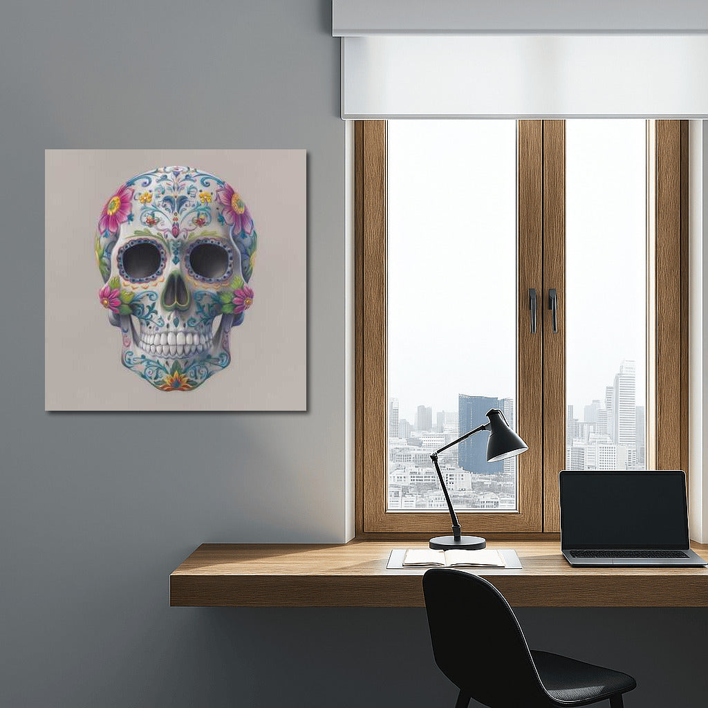 Flower Skull: A Vibrant Symbol of Life