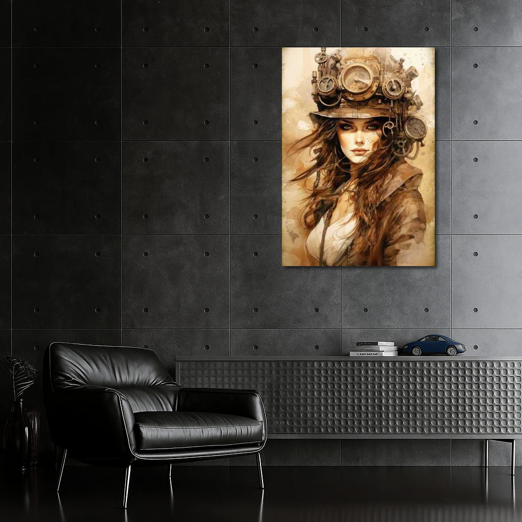 Elegant Steampunk Gears: Vintage Fantasy