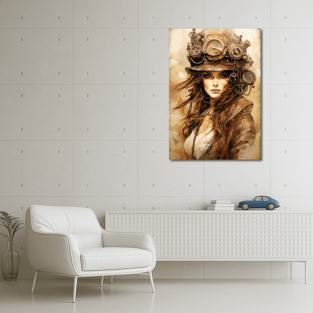 Elegant Steampunk Gears: Vintage Fantasy