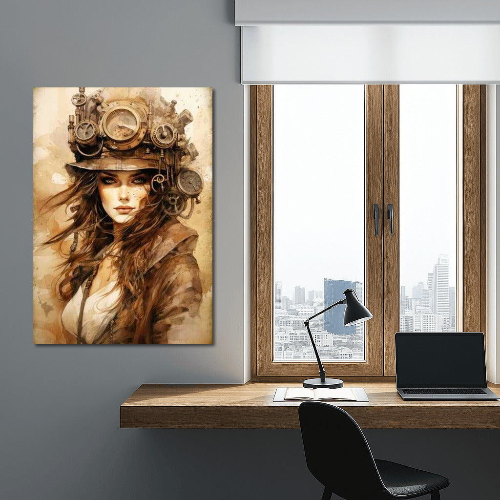 Elegant Steampunk Gears: Vintage Fantasy