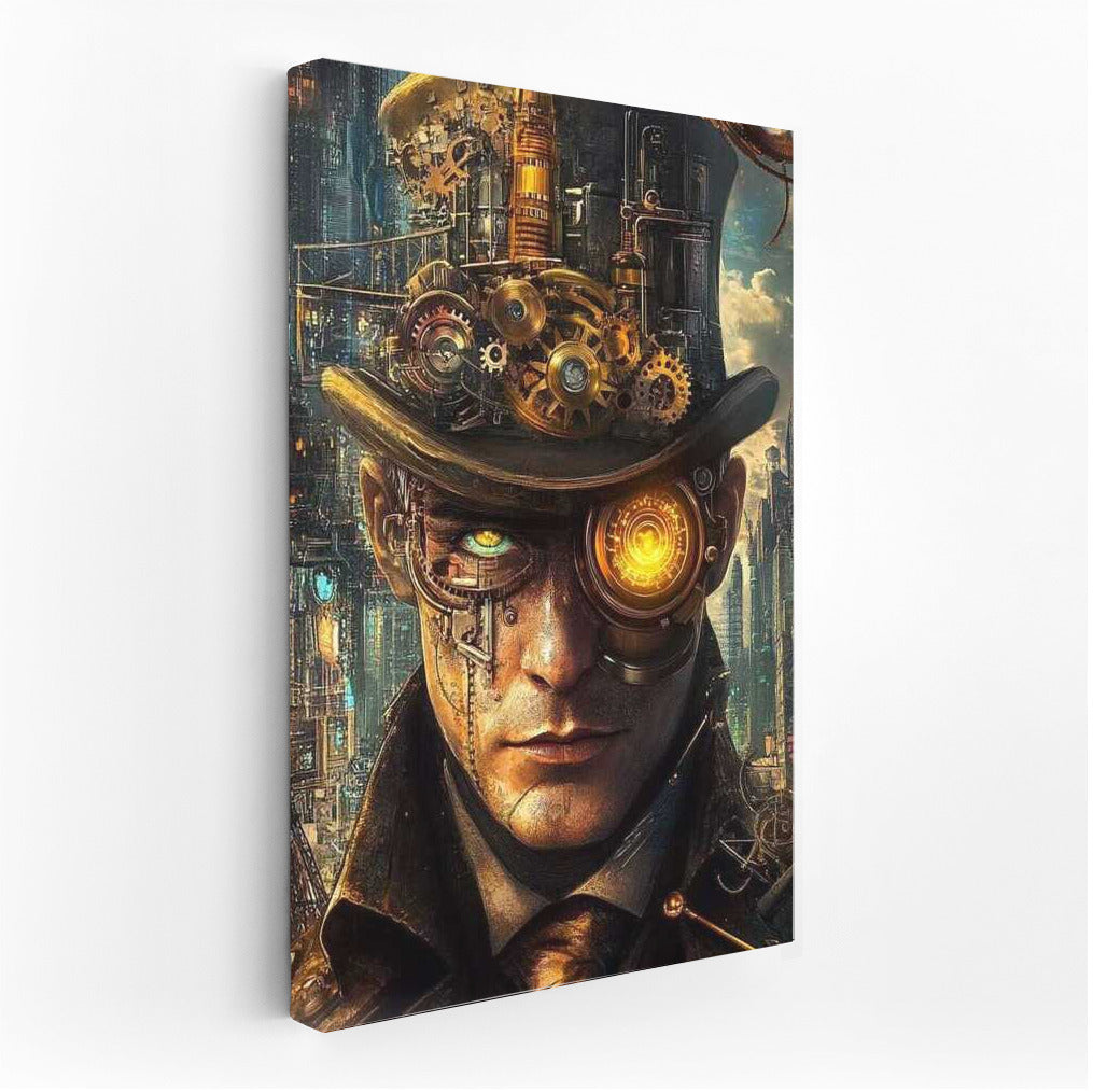 Futuristic Gears of Time: Steampunk Accent
