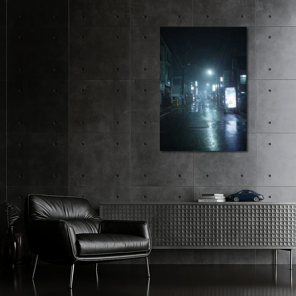 Foggy Evening: The Mysterious Architecture of a Deserted Street