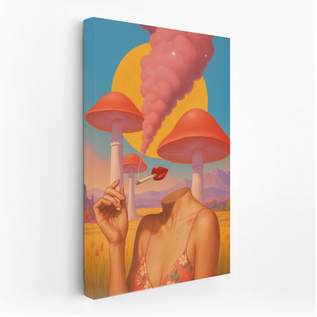 Tropical Mushrooms and Smoke: Psychedelic Immersion