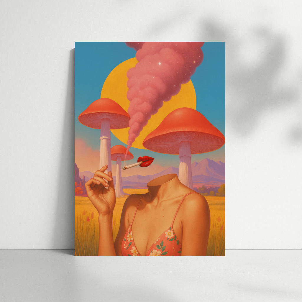 Tropical Mushrooms and Smoke: Psychedelic Immersion