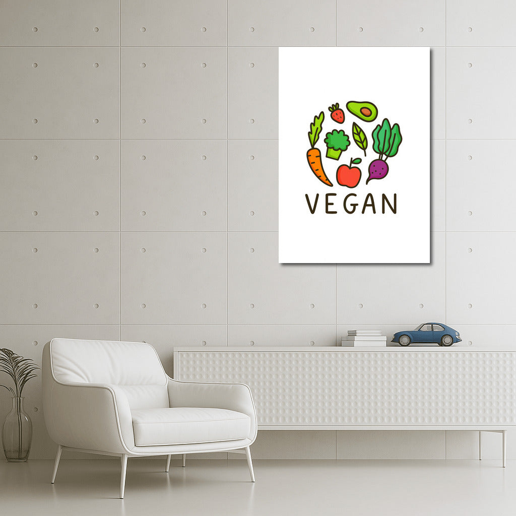 Conscious Choice: Colorful Vegetables and Fruits for Animal Rights