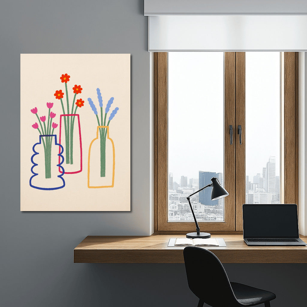 Elegant Vases: Floral Minimalism for Interior