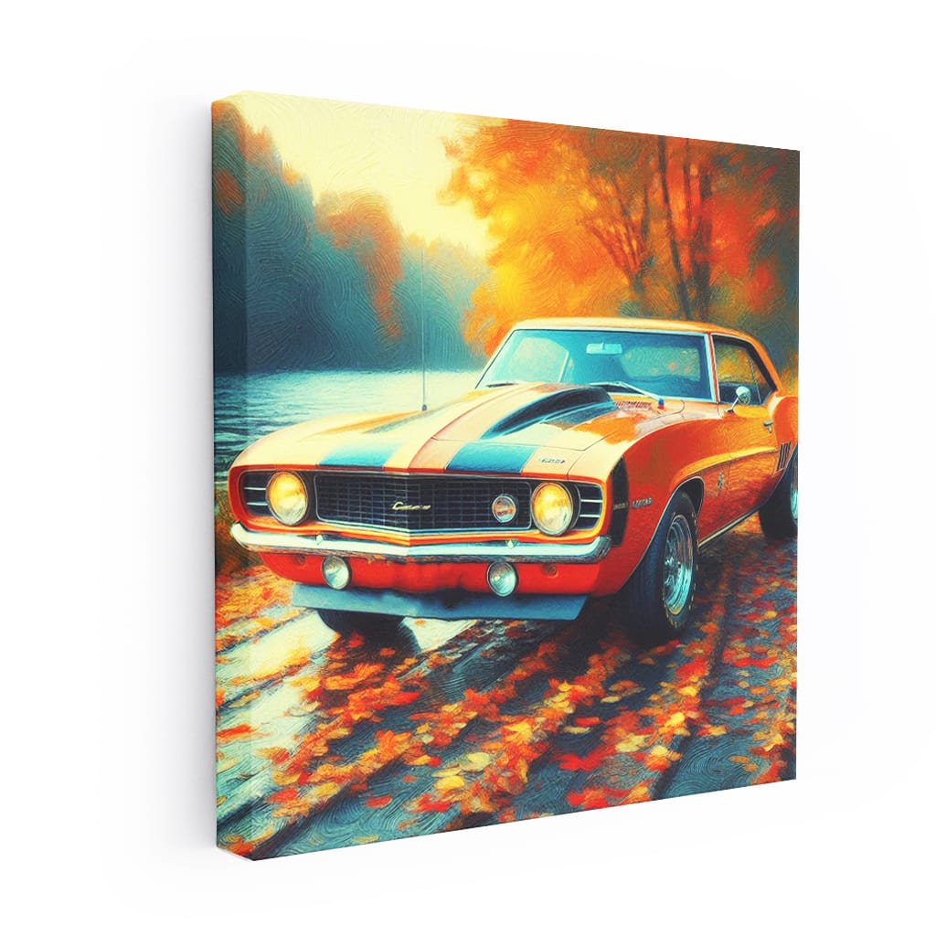 1969 Chevrolet Camaro Yenko Impressionism Wall Art