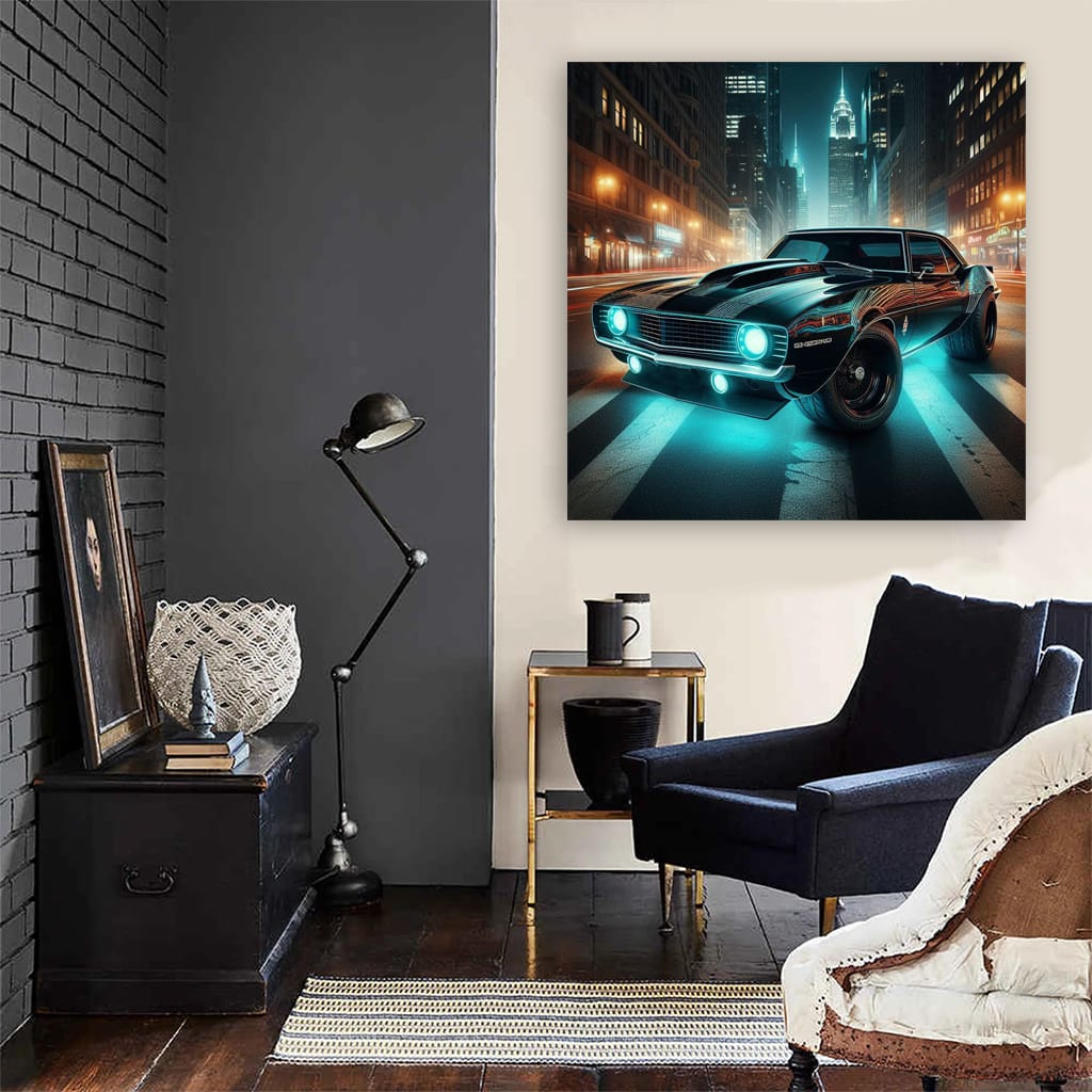 1969 Chevrolet Camaro Yenko Night Wall Art