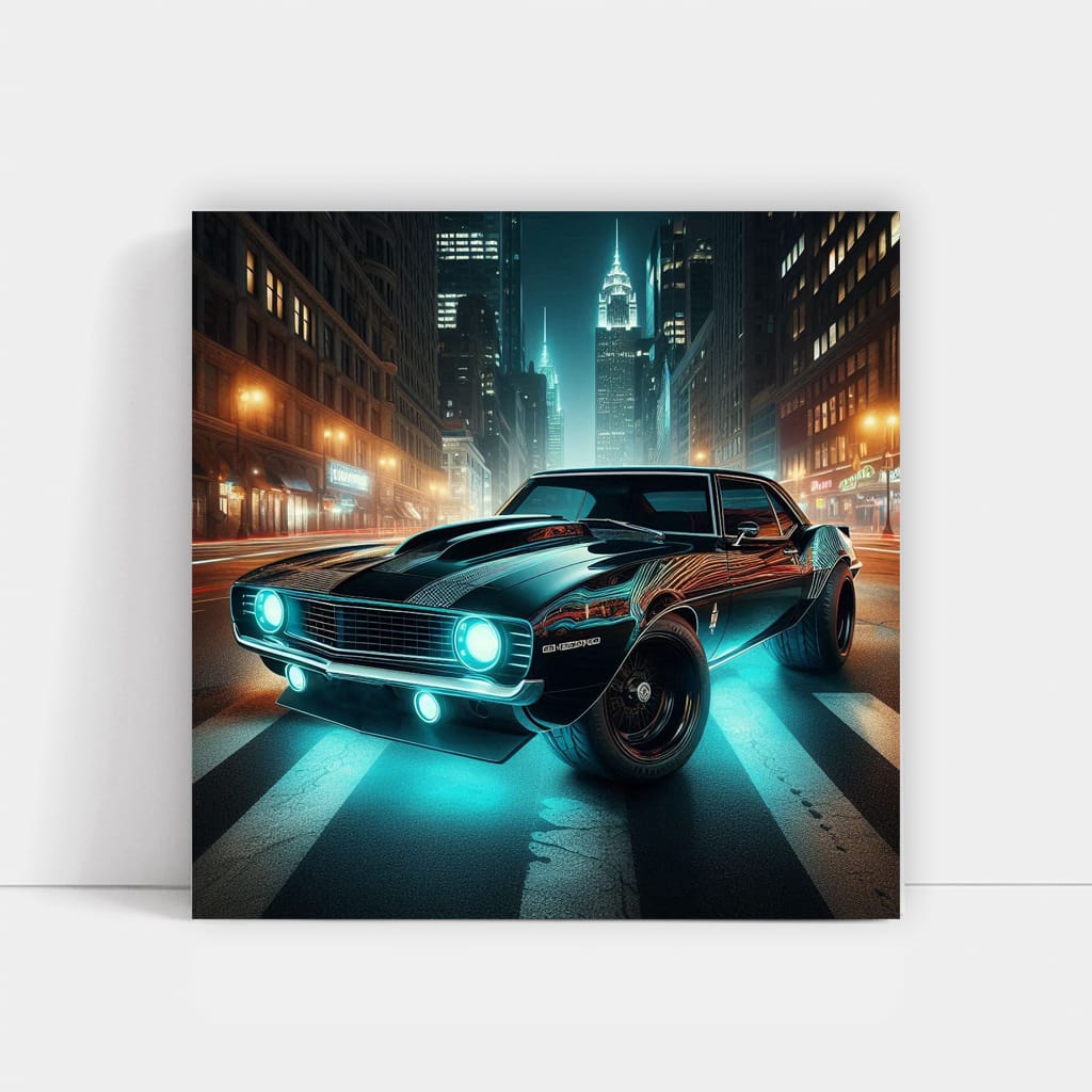 1969 Chevrolet Camaro Yenko Night Wall Art