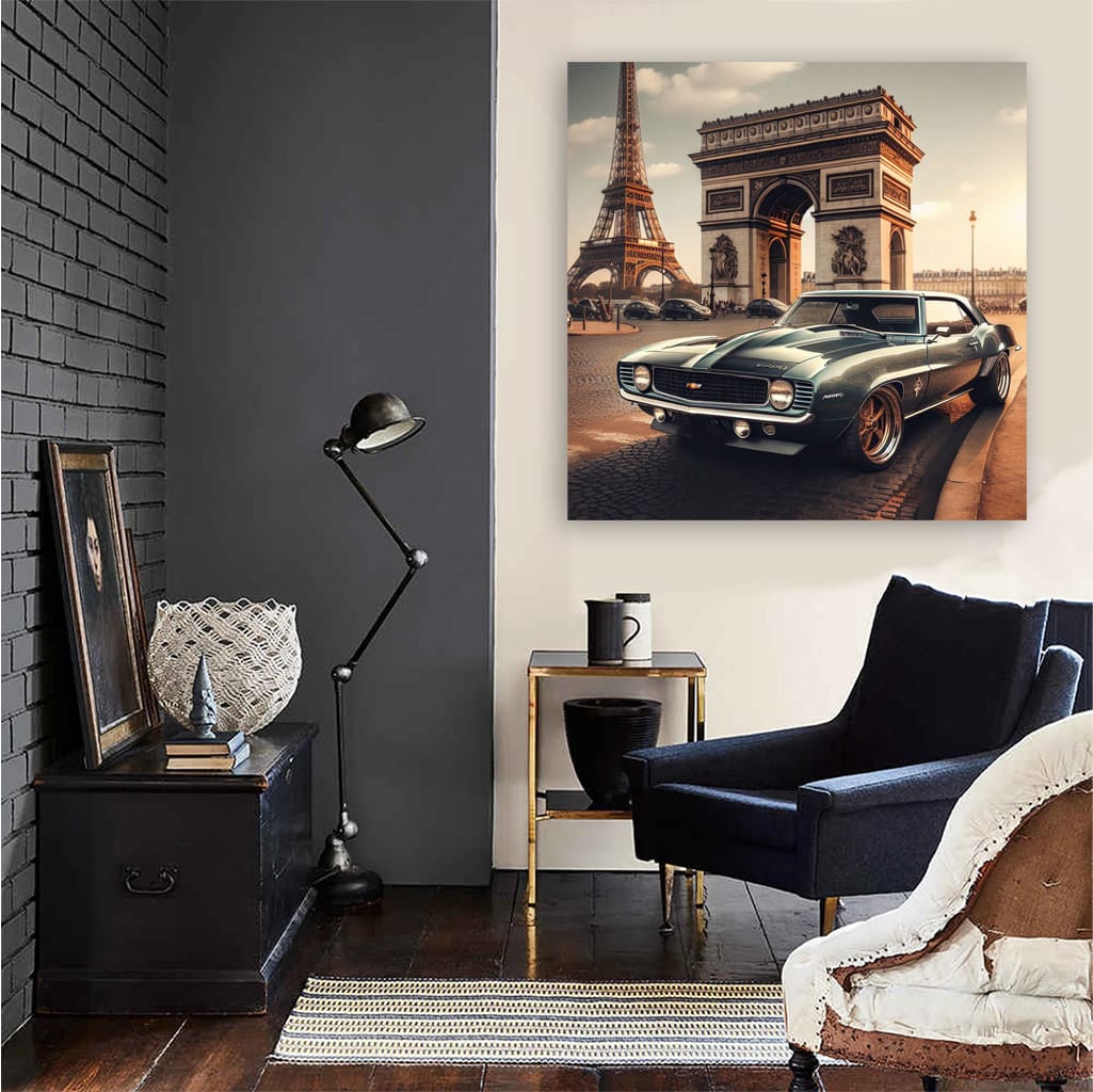 1969 Chevrolet Camaro Yenko Paris Wall Art