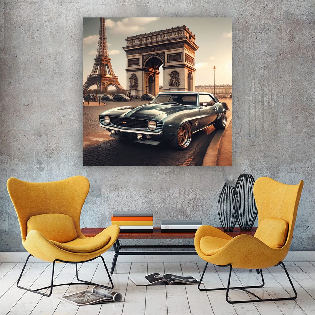 1969 Chevrolet Camaro Yenko Paris Wall Art