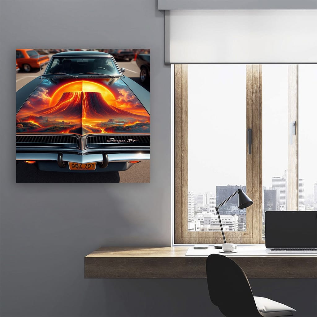 1970 Dodge Charger Rt Ho Wall Art