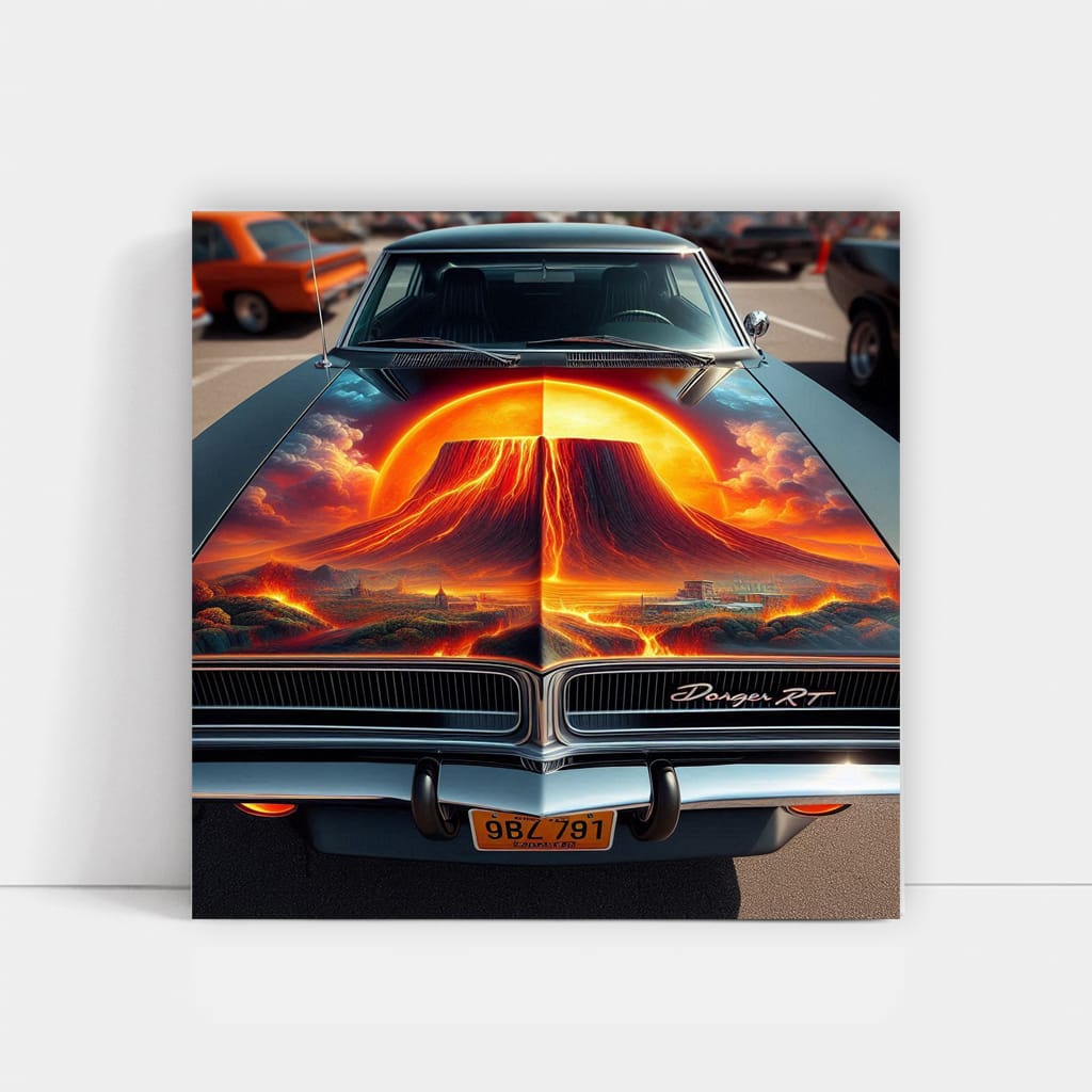 1970 Dodge Charger Rt Ho Wall Art