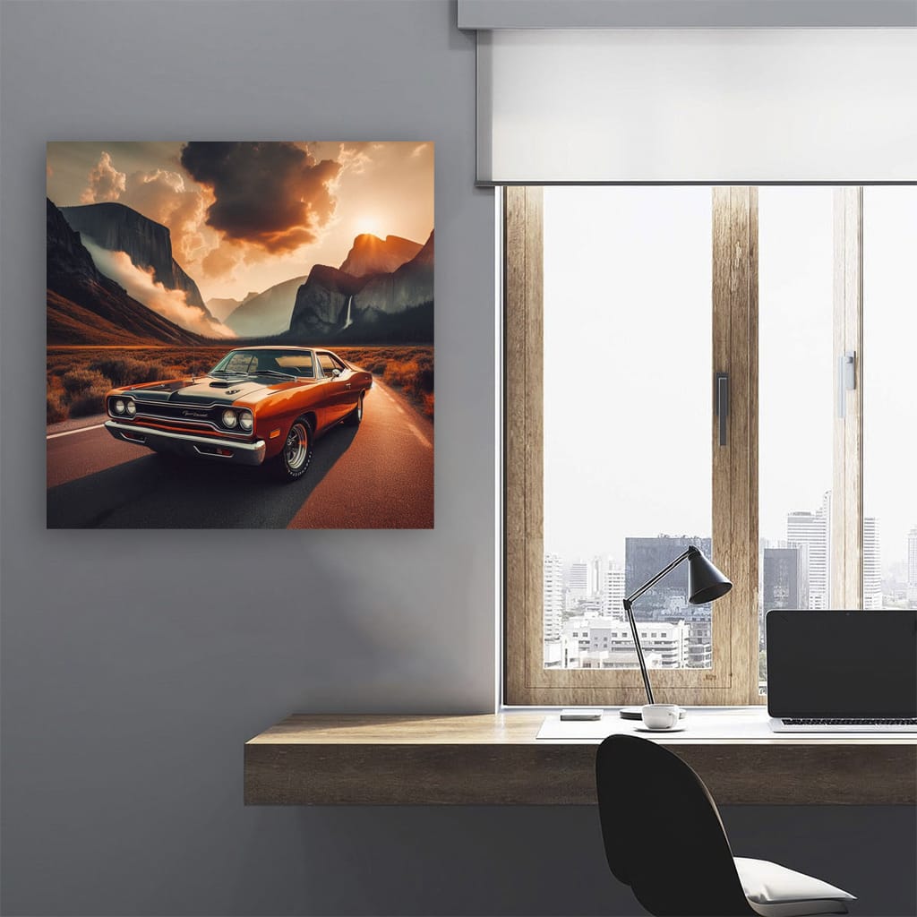 1970 Plymouth Road Runner National Pa Wall Art