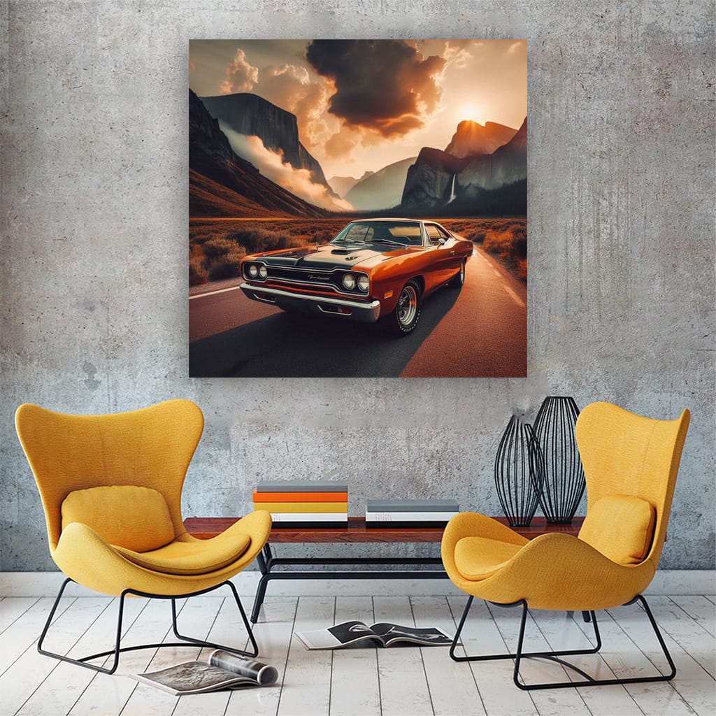 1970 Plymouth Road Runner National Pa Wall Art