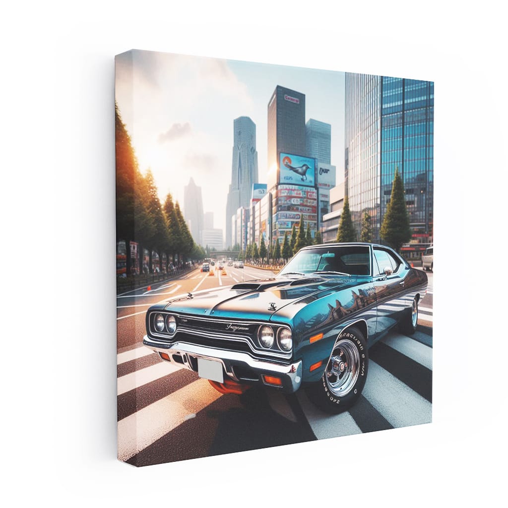 1970 Plymouth Road Runner Tokyo Jap Wall Art