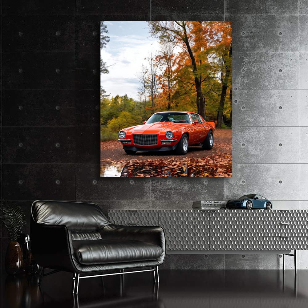 1971 Chevrolet Camaro in Autumn Woods - Classic Powerhouse