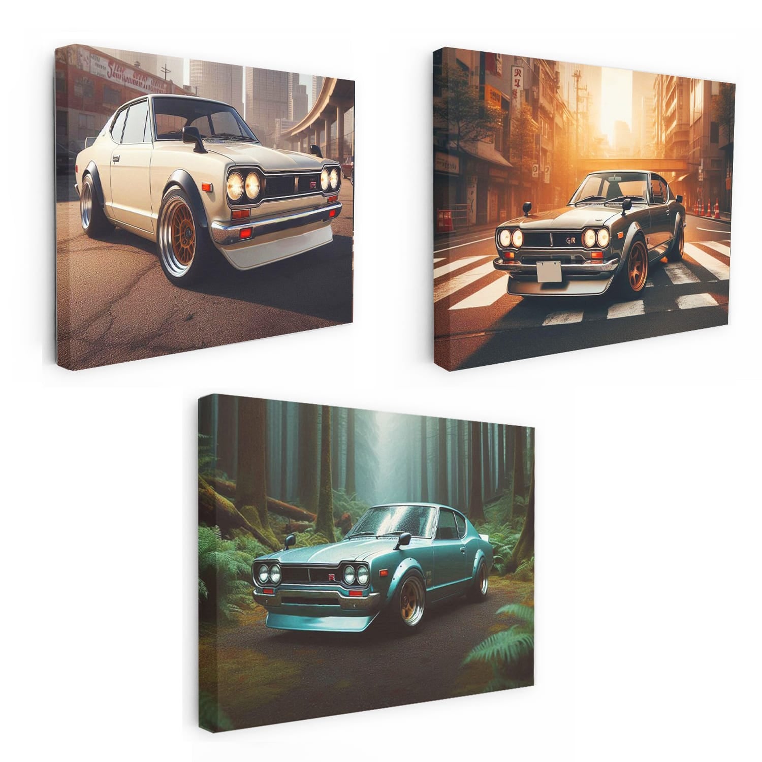 1971 Nissan Skyline Gt-r Set of 3